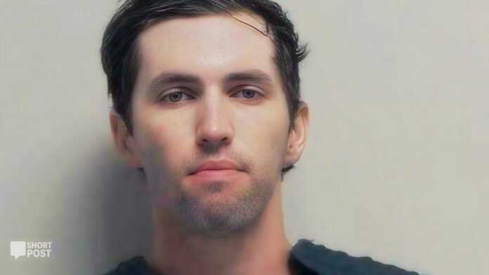 Mugshot of a person in custody.